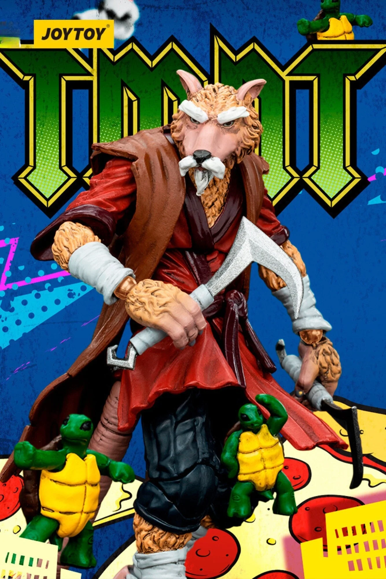 Splinter - TMNT Action Figure by JOYTOY (1/18 Scale)