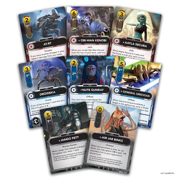 Star Wars: The Deckbuilding Game: The Clone Wars | Board Game | Fantasy Flight - Image 2