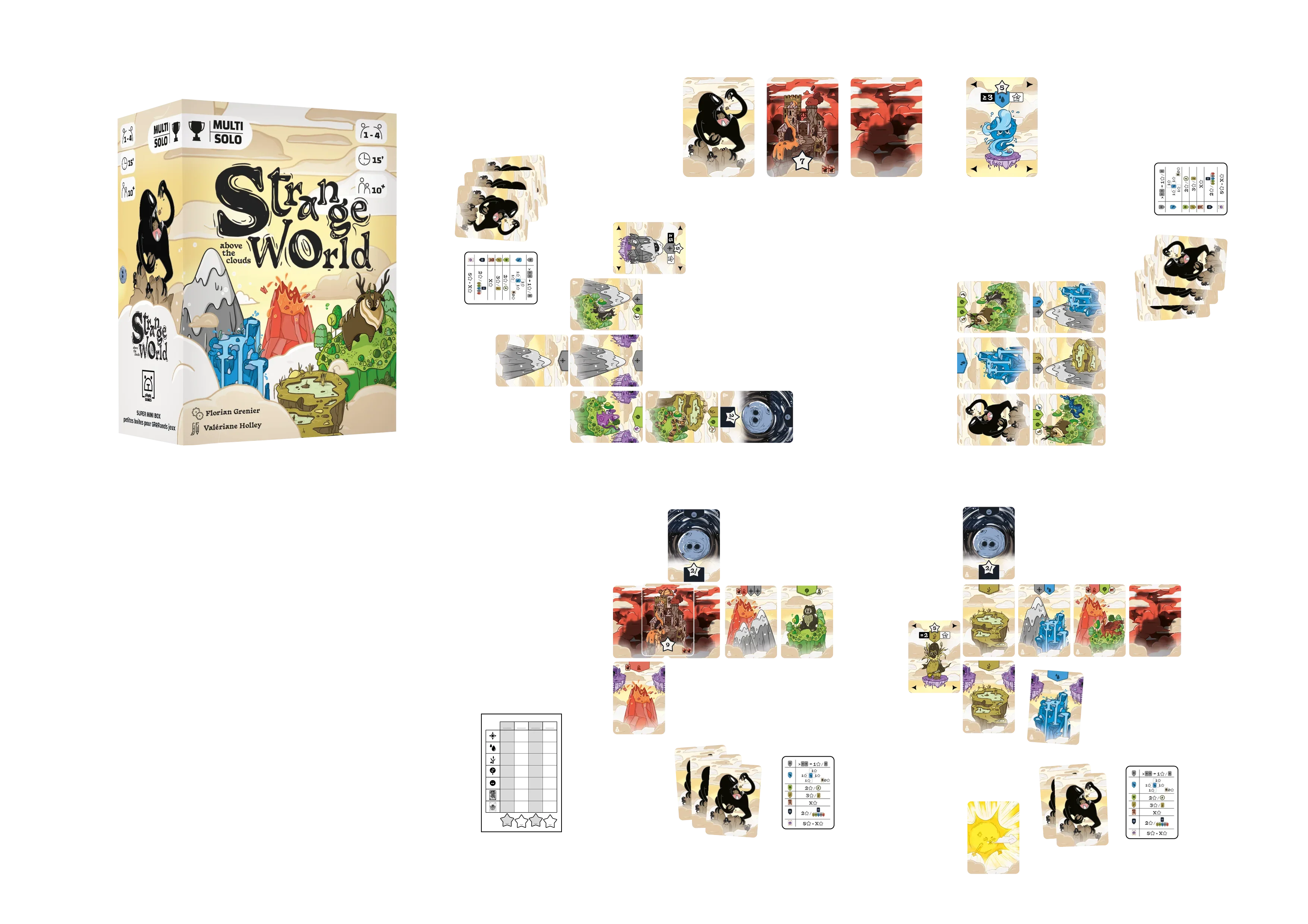 Strange World Above the Clouds | Boardgame | GRRRE Games - Image 3