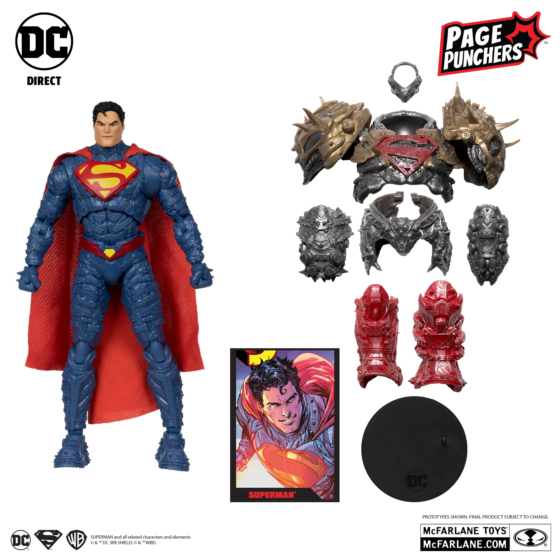 SUPERMAN 7″ FIGURE WITH SUPERMAN: GHOSTS OF KRYPTON COMIC (PAGE PUNCHERS) - Image 4