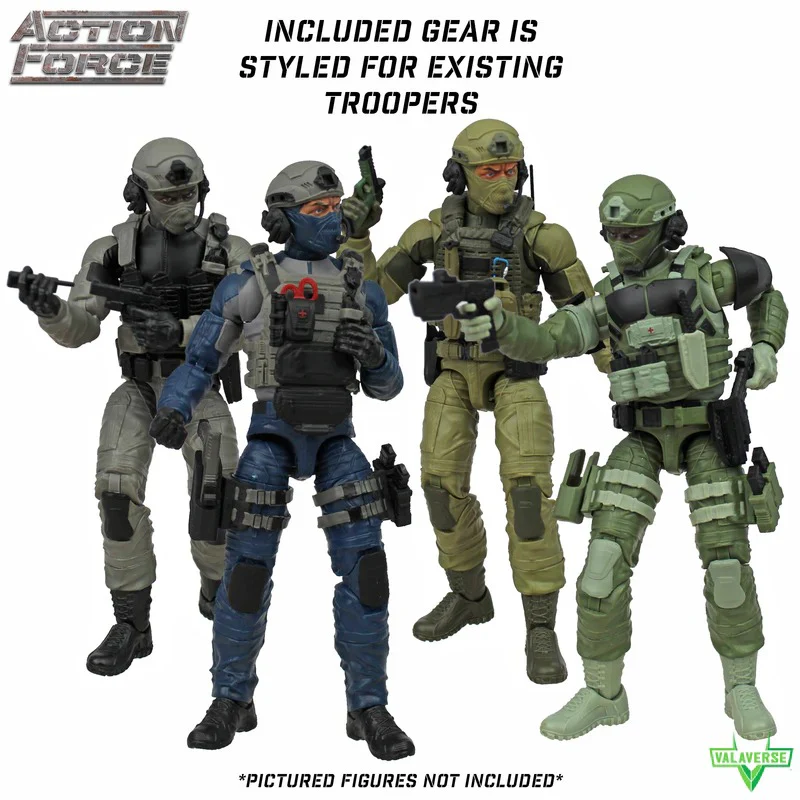 Tactical Field Gear Tin Set | 1/12 Scale Action Figure Accessories | Valaverse - Image 14