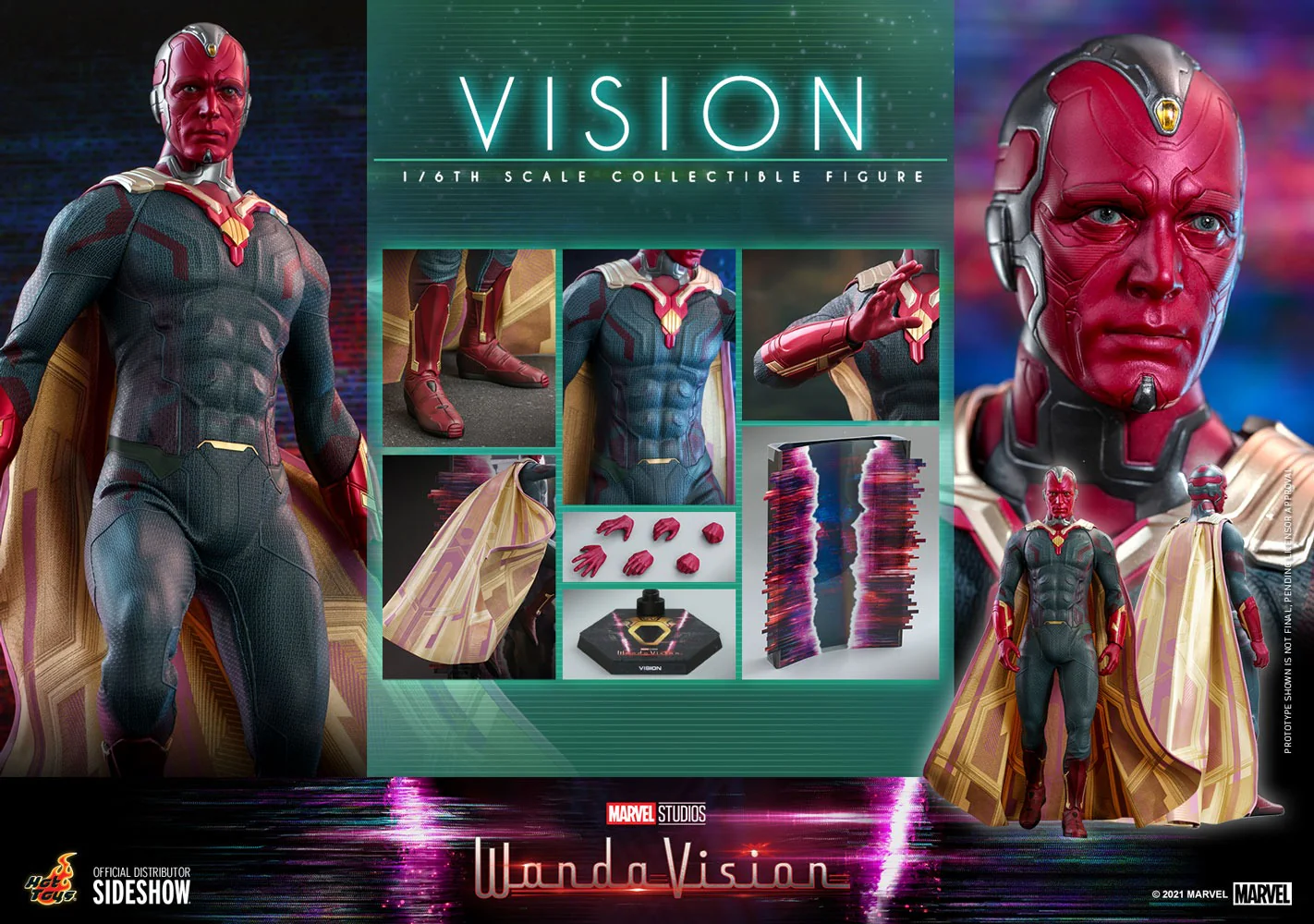The Vision (Avengers: Infinity War) TM5037| Sixth Scale Action Figure | Hot Toys - Image 12