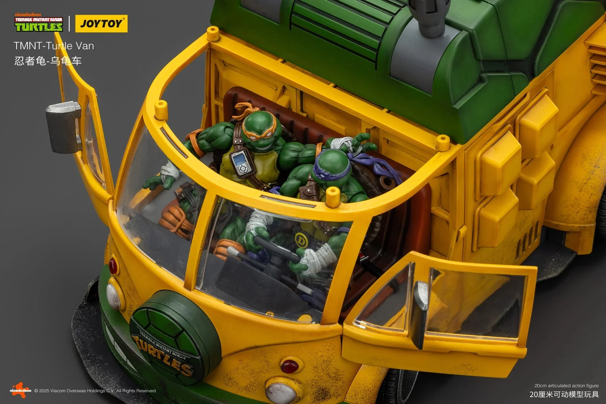 Turtle Van (Party Wagon) - TMNT 1/18 Action Figure | JOY TOY - Image 6