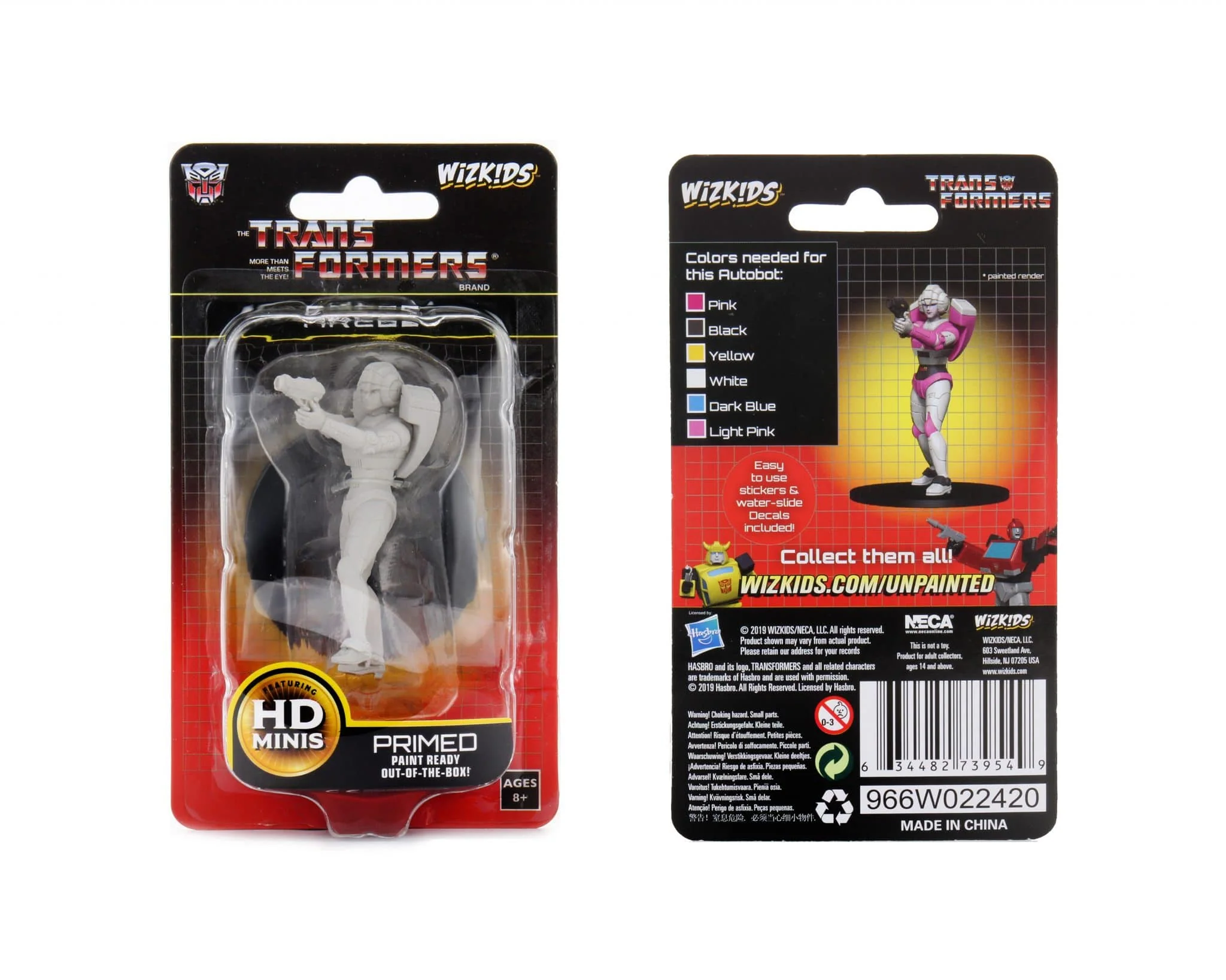 Transformers Deep Cuts: Unpainted Arcee Miniature