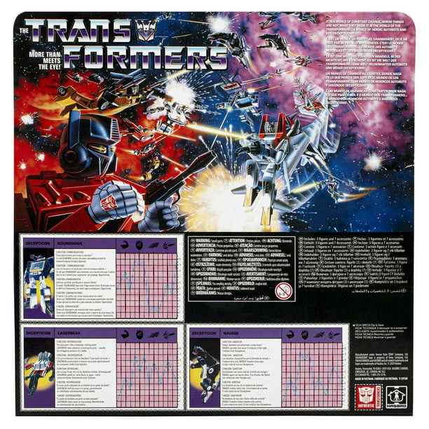 Transformers Retro 40th Anniversary, Soundwave, Laserbeak, & Ravage - Image 4