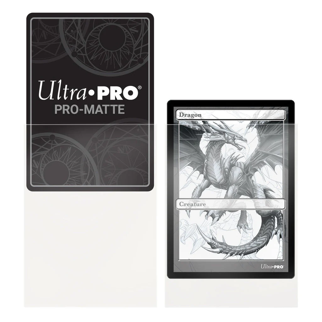 PRO-Matte Standard Deck Protector Sleeves CLEAR 50CT - Image 2