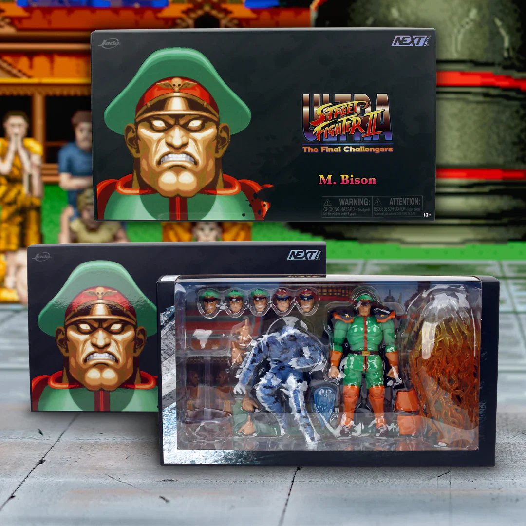 Ultra Street Fighter II M. Bison 1/12 Scale Action Figure Deluxe Player 2 (Exclusive) | Jada Toys - Image 3