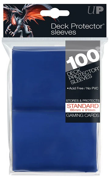 ULTRA PRO D-PRO CARD SLEEVES 100CT BLUE