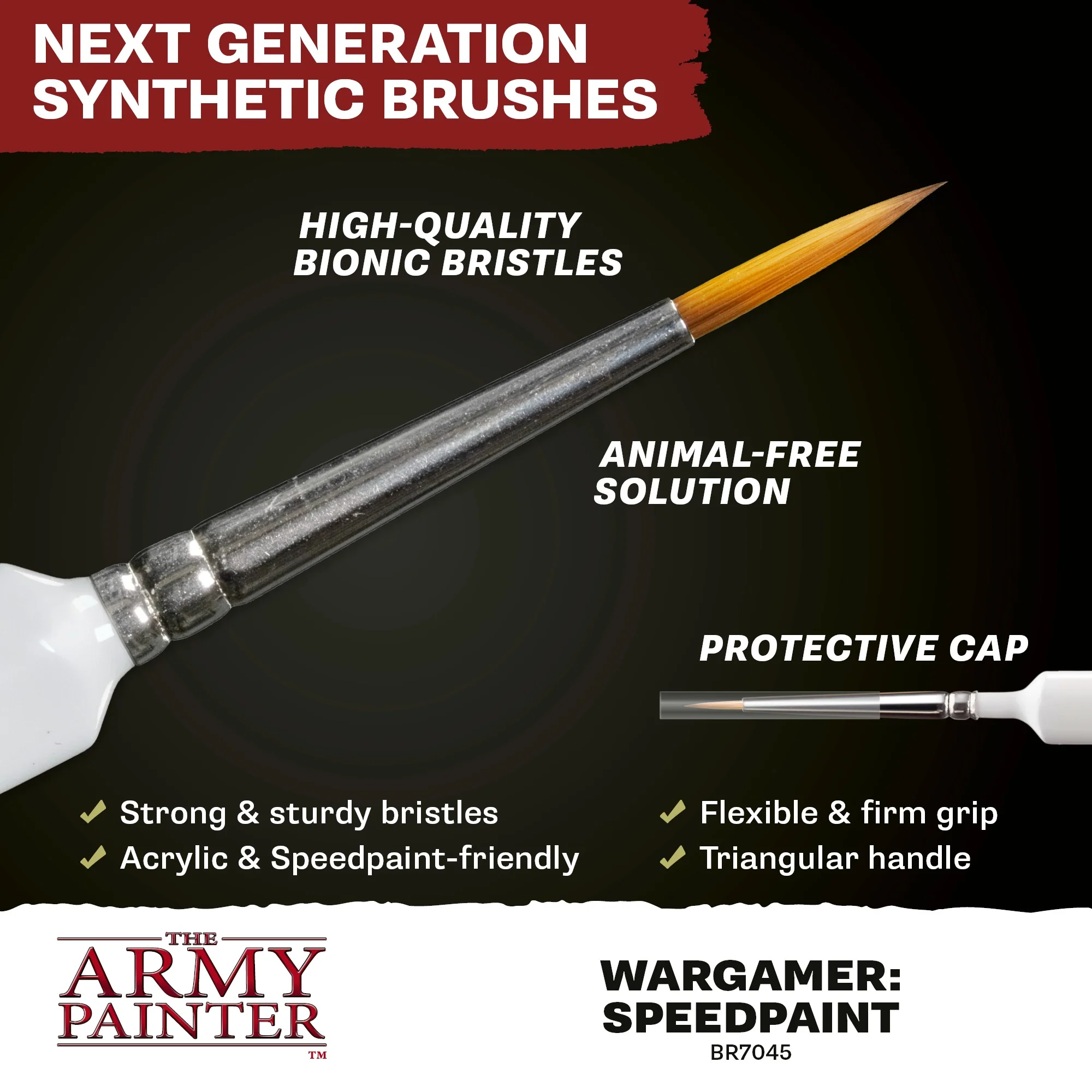 WARGAMER: SPEEDPAINT BRUSH | Army Painter | Painting Supplies - Image 2