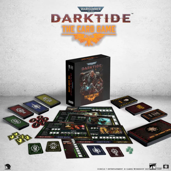 WARHAMMER 40K WRATH AND GLORY DARKTIDE THE CARD GAME | BOARD GAME | CUBICLE 7 GAMES - Image 2