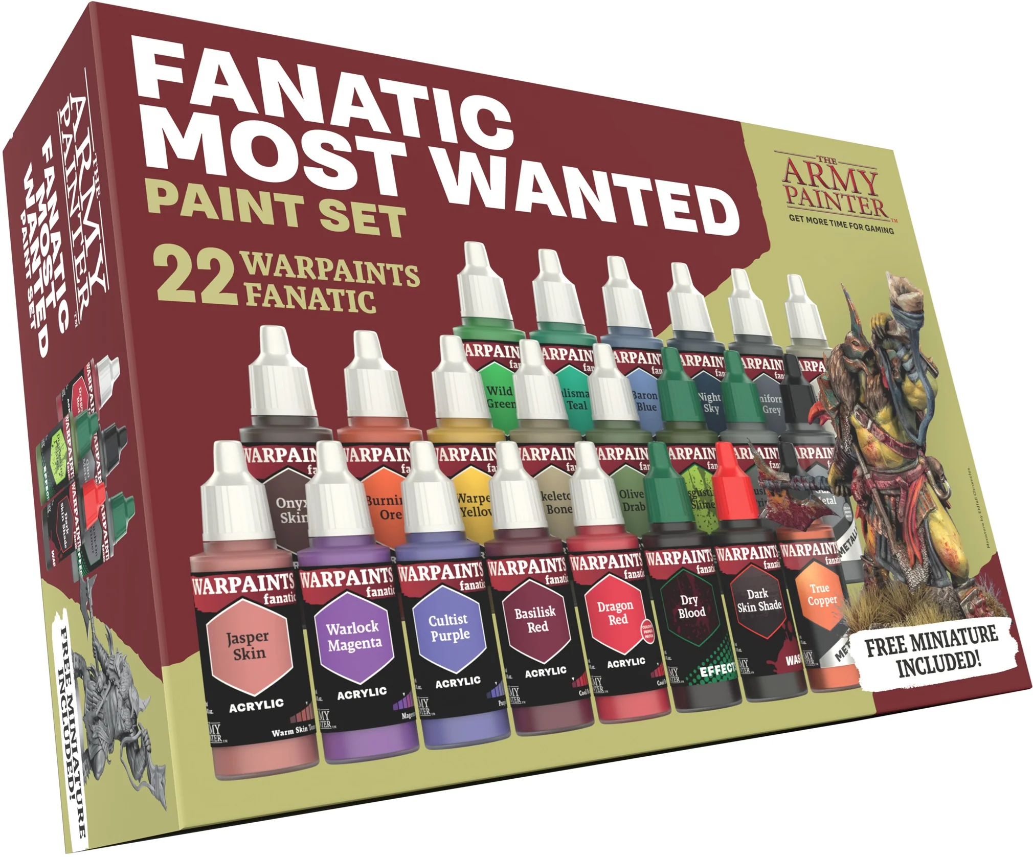 WARPAINTS: FANATIC MOST WANTED PAINT SET (Army Painter Paint Set)