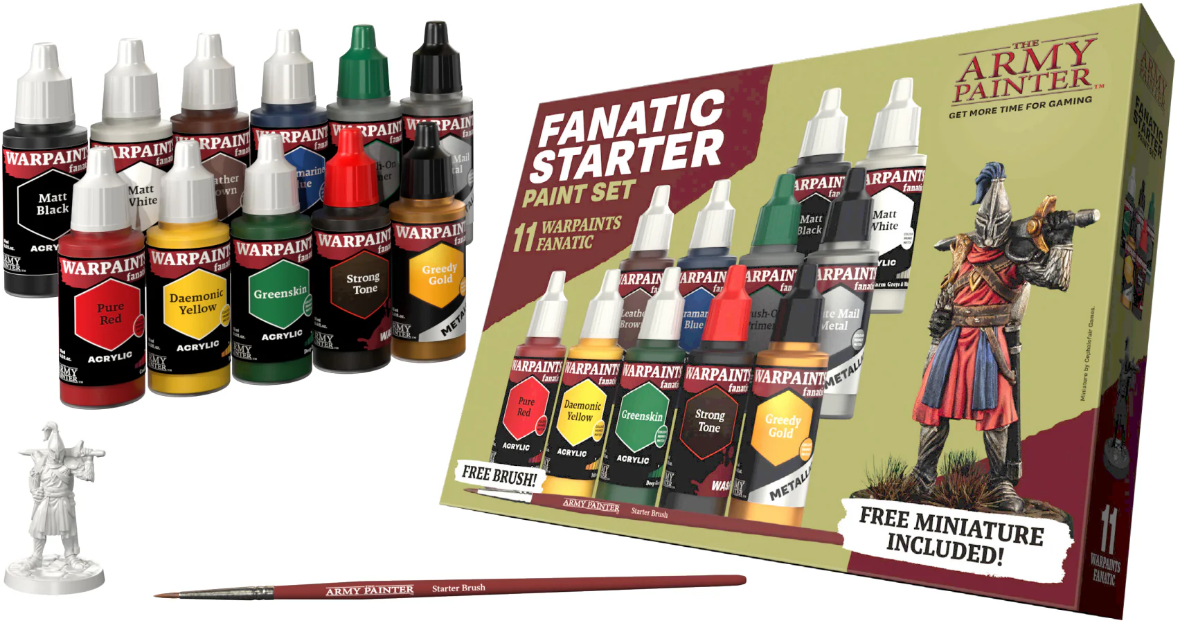 WARPAINTS: FANATIC STARTER SET (Army Painter Paint Set) - Image 2