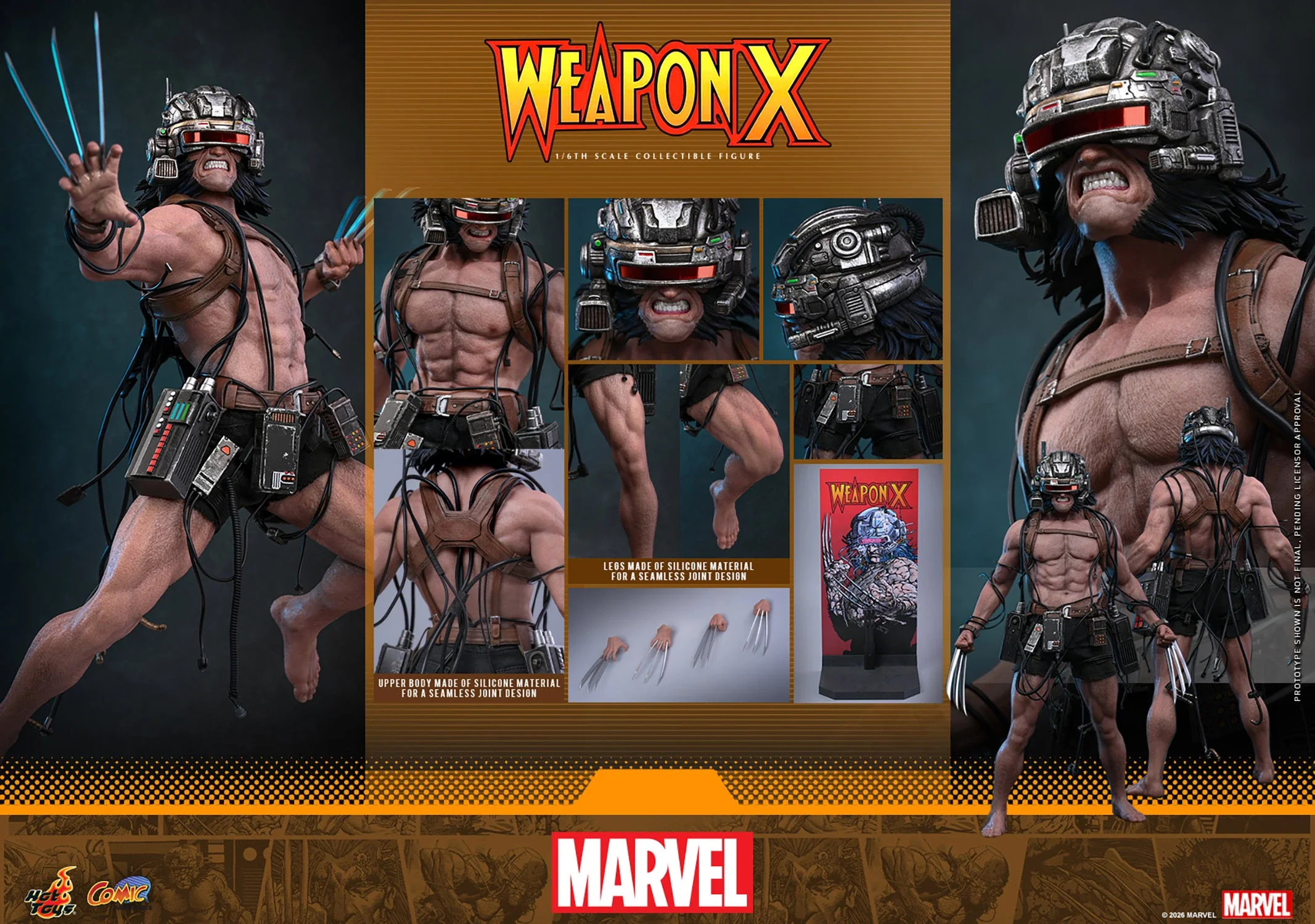 [PREORDER] Weapon X CMS034 | Sixth Scale Figure | Hot Toys - Image 17