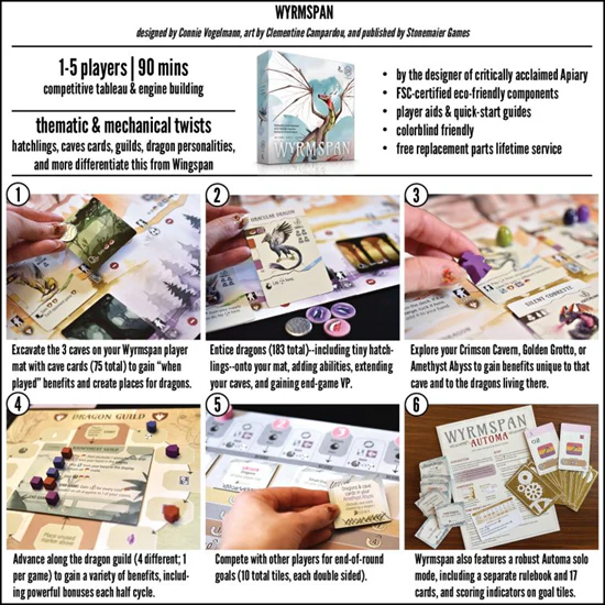 Wyrmspan | A Wingspan Game | Boardgame - Image 2